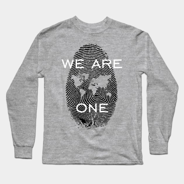 We are one Long Sleeve T-Shirt by Unelmoija